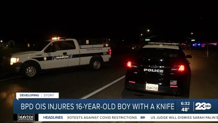 Teenager armed with knife shot by police in Southwest Bakersfield