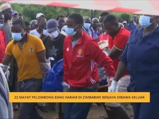 22 mayat pelombong emas haram di Zimbabwe berjaya dibawa keluar