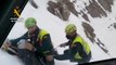 Mountain climbers rescued at high altitude in Spain