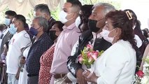 Casamento coletivo une centenas de pessoas no dia de San Valentín