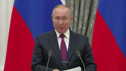 푸틴 "전쟁 원하지 않아"...숄츠 "러군 철수는 좋은 신호" / YTN