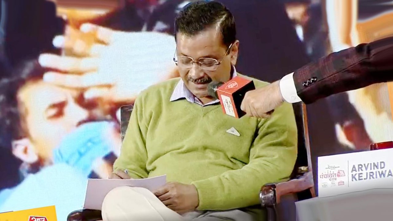 'Channi will lose both seats', Kejriwal signs paper