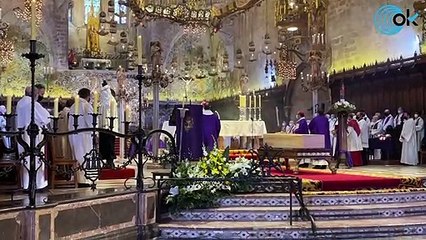 Funeral 'corpore insepulto' en la Catedral de Palma por el obispo auxiliar de Barcelona, el mallorquín Antoni Vadell