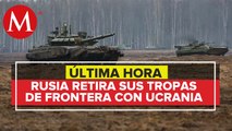 Rusia anuncia retirada de algunas tropas entre tensiones en Ucrania