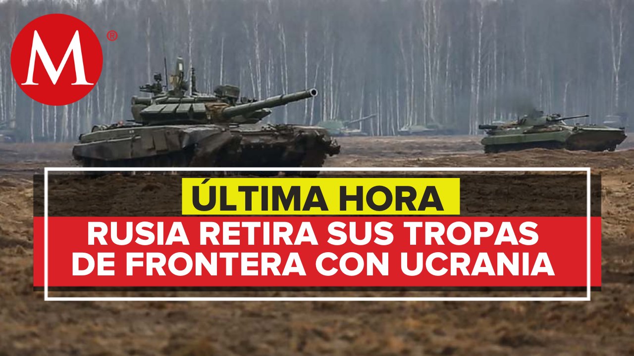 Rusia anuncia retirada de algunas tropas entre tensiones en Ucrania