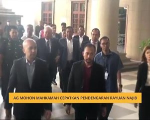 AG mohon mahkamah cepatkan pendengaran rayuan Najib