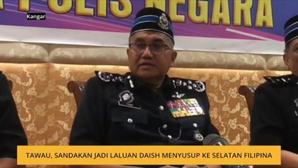 Sekat elemen transit Daish di Tawau, Sandakan