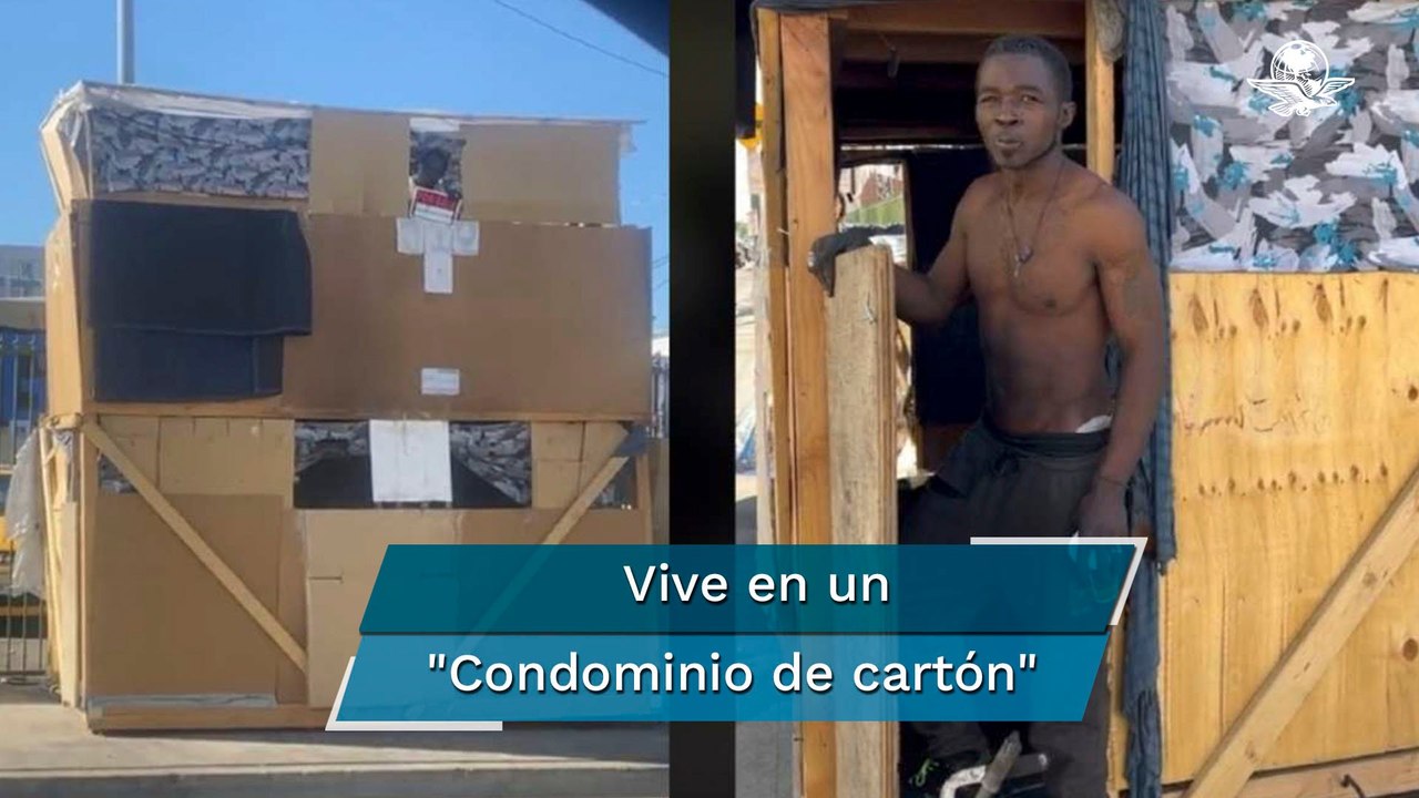 Viral: Hombre construye casa de cartón para vivir en los Ángeles