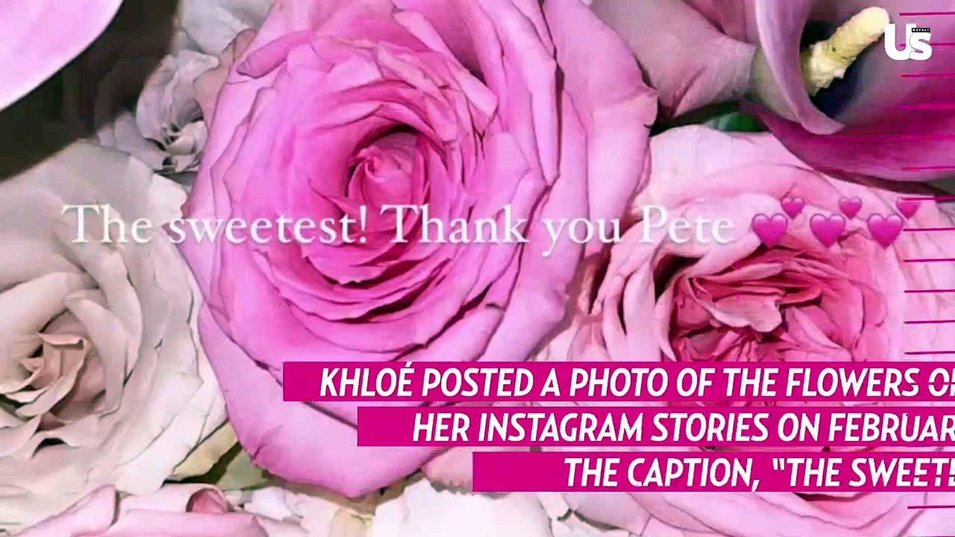 ⁣Khloe Kardashian Reveals Pete Davidson Sent Her Valentine’s Day Flowers
