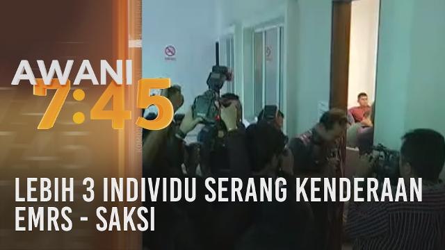 Lebih 3 individu serang kenderaan EMRS - saksi