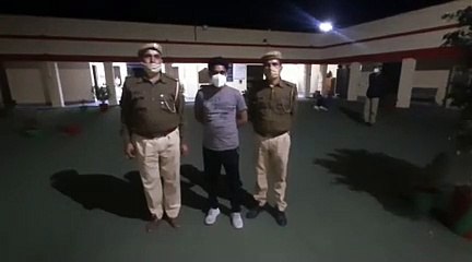 घर में आग लगाने वाले का पुलिस ने किया यह हाल