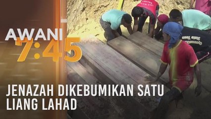 Lima sekeluarga mangsa kemalangan dikebumi satu liang lahad