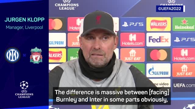 Klopp expecting a ‘top-class’ Reds performance against Inter