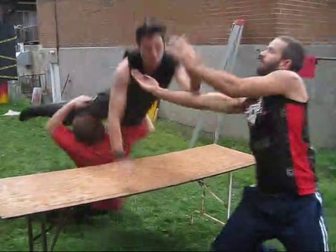 Team FTW (c) VS Ric Roberts & Agent Exile {CHW Tag Team Championship Match} Backyard Wrestling