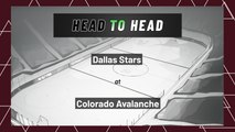 Colorado Avalanche vs Dallas Stars: First Period Moneyline