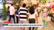 San Valentín: decenas de parejas visitaron Miraflores para celebrar el amor