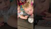 Toddler Makes Two-Bite Rule When Sharing Ice Cream With Brother