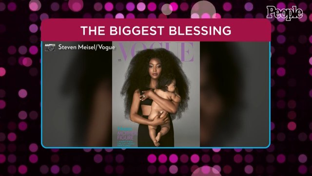 New Mom Naomi Campbell Poses with Daughter for Vogue U.K., Reveals She Is 'Not Adopted'
