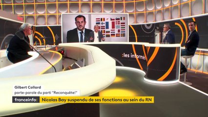 Nicolas Bay suspendu au RN, Marine Le Pen inquiète pour ses parrainages, l'avenir de Barkhane au Mali... Les informés de franceinfo du 15 février