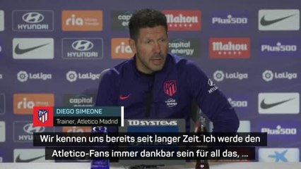 Download Video: Simeone: “Es waren zehn wundervolle Jahre”