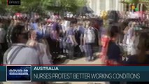 Australian nurses strike over staff shortages and pay conditions