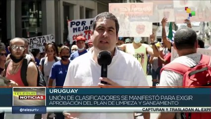 Trabajadores uruguayos exigen a legisladores la aprobación de un plan de limpieza y saneamiento