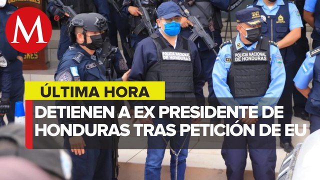 Detienen a ex presidente de Honduras tras pedido de extradición de EU por narcotráfico