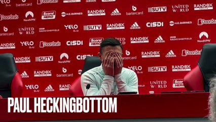 Paul Heckingbottom's reaction to Sheffield United 0 Hull City 0
