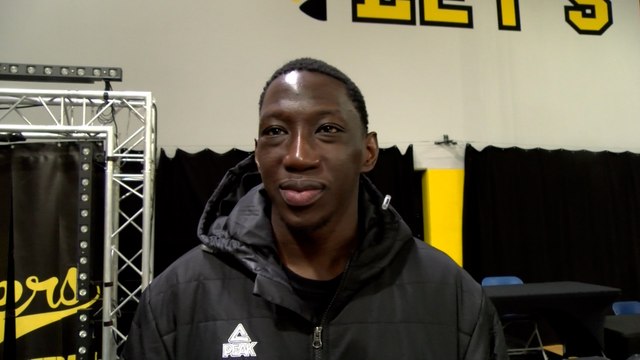Interview maritima: Sadio Doucouré après la qualification de Fos Provence Basket contre Boulazac