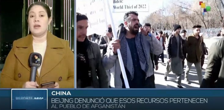 Gobierno de China califica de robo los fondos activos afganos en bancos de EE.UU