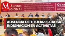 Activistas reclaman desinterés de autoridades en protección a periodistas