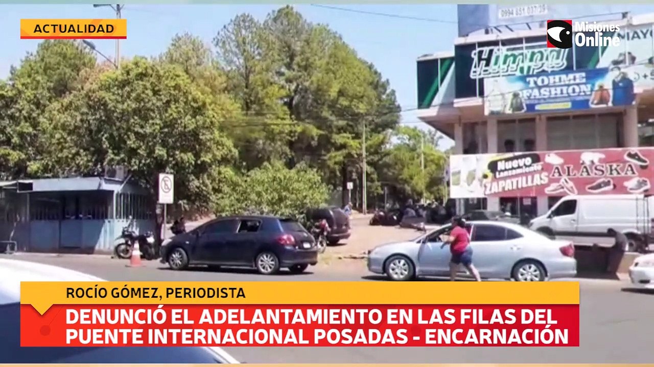 Denunció el adelantamiento en las filas del puente internacional Posadas - Encarnación