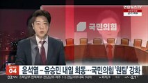 윤석열-유승민 내일 회동…국민의힘 '원팀' 강화