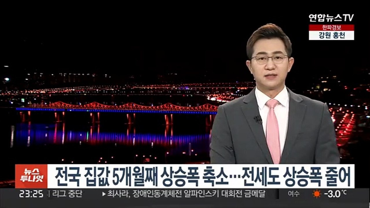 전국 집값 5개월째 상승폭 축소…전세도 상승폭 줄어