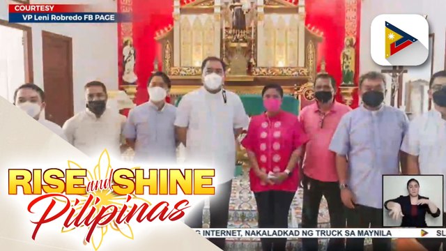 Leni-Kiko tandem, bumisita sa ilang lugar sa Visayas; VP Robredo, ipinunto ang magandang track record ng OVP, at Sen. Pangilinan, iginiit ang dagdag na suporta sa mga magsasaka