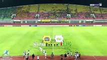 الشوط الاول مباراة الرجاء الرياضي و شبيبة القبائل 2-1 نهائي كاس الكاف 2021/2022