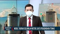 Diduga Mabuk, Mobil Tabrak Sejumlah Motor di Tanah Abang Jakarta! 1 Korban Meninggal di Lokasi