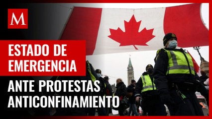 Trudeau declara estado de emergencia en Canadá ante protestas anticonfinamiento