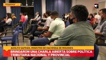 Brindaron una charla abierta sobre política tributaria nacional y provincial
