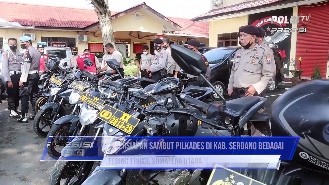 Kapolres Tebing Tinggi Pimpin Cek Ranmor Dinas