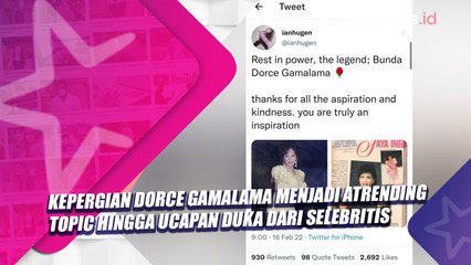 Kepergian Dorce Gamalama Menjadi Trending Topic hingga Ucapan Duka dari Selebritis