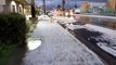 Thunderstorms hammer Southern California with hail and lightning
