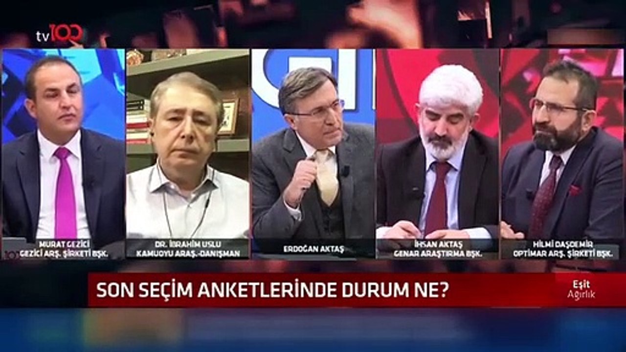 Optimar Başkanı ''birkaç saat önce bitti'' deyip, son anket sonuçlarını canlı yayında açıkladı