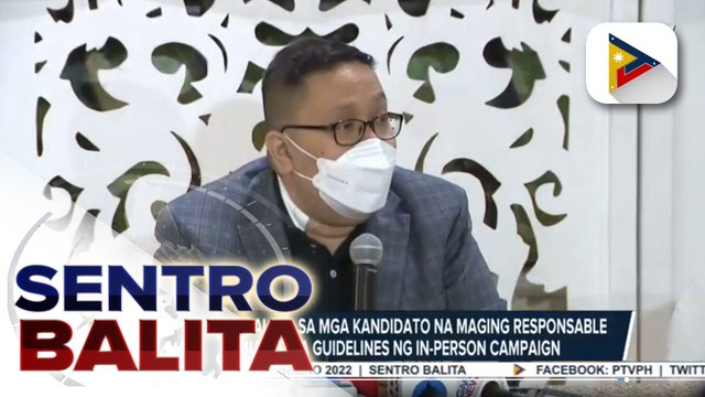 Comelec, pinag-aaralan na ang mga posibleng violation ng ilang kandidato; Guidelines para sa in-person campaigning, bukas na rebyuhin