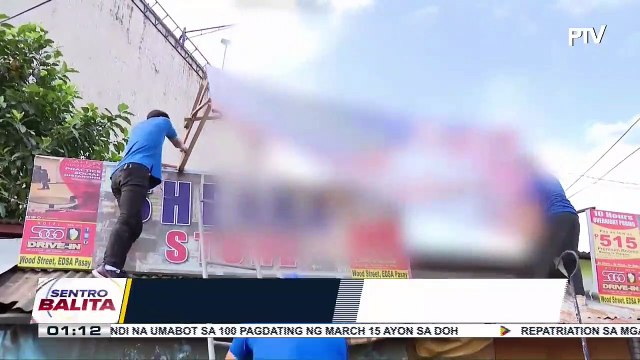 Campaign posters na sobra-sobra ang laki, binaklas ng Comelec at MMDA