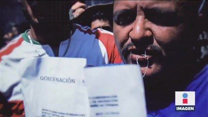 Nos vamos a coser la boca para huelga de hambre: Migrantes haitianos