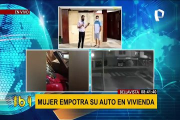 Bellavista: conductora en presunto estado de ebriedad empotró su vehículo contra vivienda