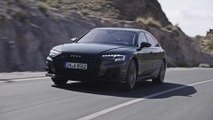 The new Audi A8 60 TFSI e quattro Driving in Spain