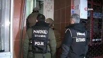İstanbul'da uyuşturucu tacirlerine şafak baskını