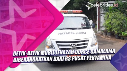 Detik-Detik Mobil Jenazah Dorce Gamalama Diberangkatkan dari RSPP